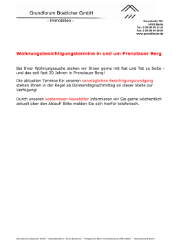 Immobilien - Grundforum Boettcher GmbH