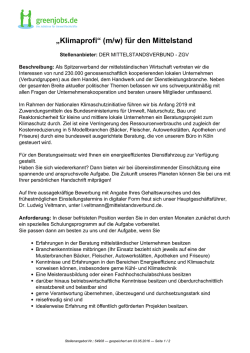 Dieses Stellenangebot als PDF speichern