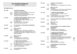 Gottesdienstordnung April 2016 - Erzbistum M&uuml;nchen und Freising