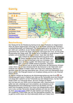 Gamrig - Wandern in der Sächsische Schweiz