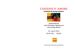 canzoni d´amore