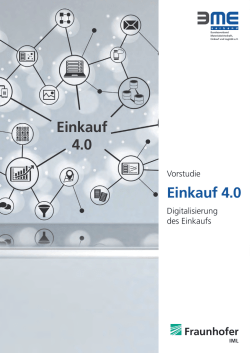 Einkauf 4.0 Einkauf 4.0