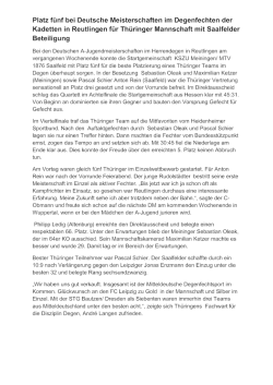 DM A-Jugend Herrendegen Reutlingen