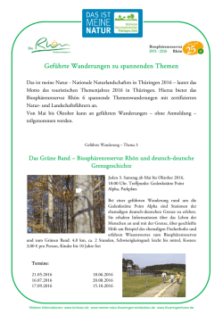 Das Grüne Band - Dermbach/Rhön