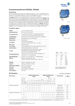 DP-Serie - Johnson Controls