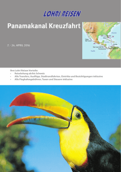 Panamakanal Kreuzfahrt