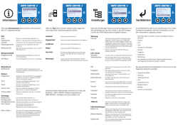 Informationen Test Einstellungen Startbildschirm