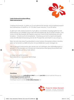 Info f&uuml;r Patientinnen