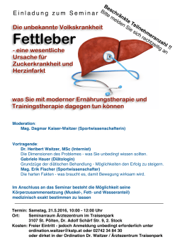 Fettleber - Dr. Heribert Waitzer
