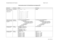 Dokumentenversion - Arbeitnehmer/innenveranlagung 2011