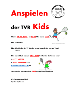 Anspielen 2016