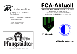 FC Alsbach - Viktoria Urberach