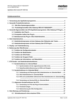 Inhaltsverzeichnis