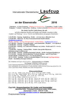 Internationaler Obersteirer Runners Point Laufcup an der