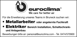 Für die Erweiterung unseres Teams in Bruneck suchen wir