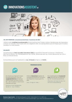 Infoblatt IA - Innovationsassistent