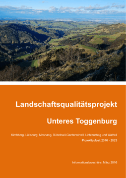 Informationsbrosch&uuml;re LQP Unteres Toggenburg (4769 kB, PDF)