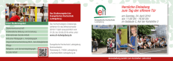 Herzliche Einladung zum Tag der offenen T&uuml;r