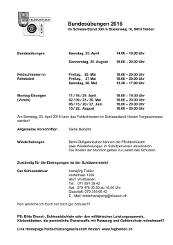 Einladung Pflichtschützen