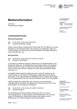 Medieninformation [Download *, 42.09 KB]