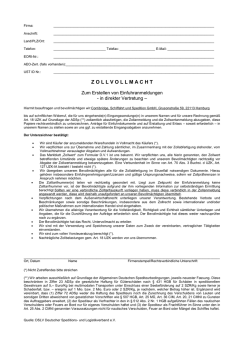 zollvollmacht - contibridge.de