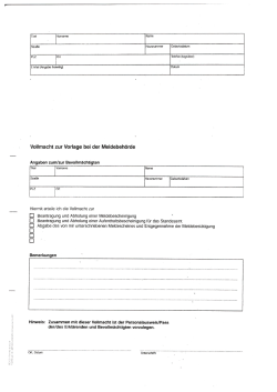 Page 1 - z F # Hau5nummer Geburtsdatum Telefon (tagsüber E