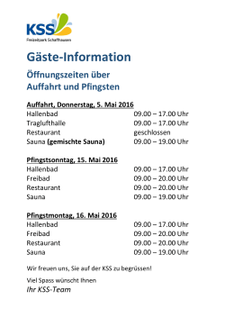 Öffnungszeiten