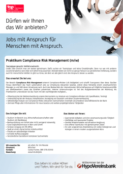 D&uuml;rfen wir Ihnen das Wir anbieten? Jobs mit Anspruch f&uuml;r