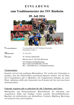 Infos und Anmeldung