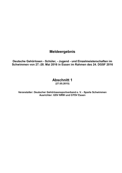 Meldeergebnis_DM_Essen_2016 - 24. Deutsches Gehörlosen