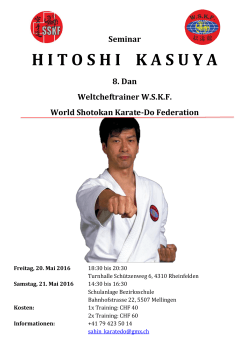 hitoshikasuya - Karateclub Rheinfelden