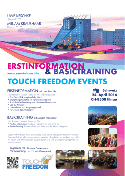 klicken - touch freedom events
