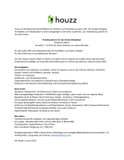 Houzz ist die führende OnlinePlattform für Wohnen und Einrichten