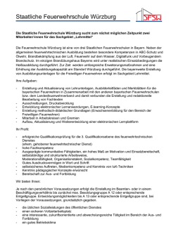 klicken - Staatliche Feuerwehrschule Würzburg
