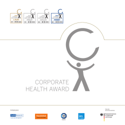 Imagebrosch&uuml;re Corporate Health Award