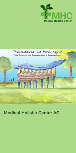 Broschüre  - Medical Holistic Center