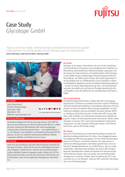 Case Study Glycotope GmbH