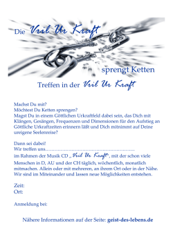 Die Vril Ur Kraft - Geist des Lebens