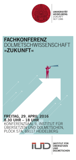 fachkonferenz dolmetschwissenschaft »zukunft