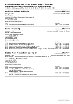 Druckansicht - Hauptverband