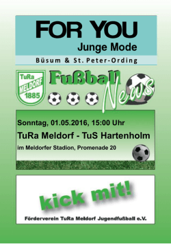 TuRa Meldorf - TuS Hartenholm