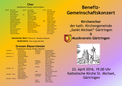 Programm - Musikverein Gärtringen