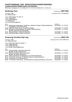 Druckansicht - Hauptverband