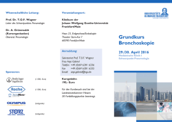 Grundkurs Bronchoskopie