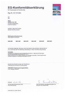 Page 1 EG-Konformitätserklärung EC Declaration of Conformity Reg