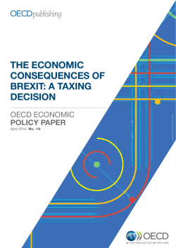 the economic consequences of brexit: a taxing decision