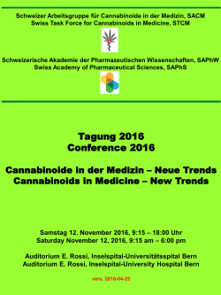 Samstag 12. November 2016, 9:15 - Schweizerische Akademie der