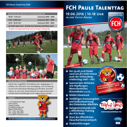 FCH Paule Talenttag