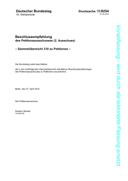 18/8254  - DIP - Deutscher Bundestag