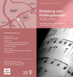 Einladung - Theodor-Wenzel